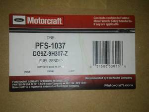 lot 100 image: Motorcraft - PFS-1037 - Fuel Pump and Sender Assembly