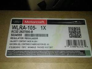 lot 105 image: Ford OEM 8c3z2627000b Motorcraft WLRA105 Window Regulator Motor