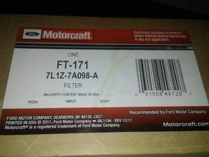 lot 110 image: Transmission Filter - Ford (7L1Z-7A098-A) 2007-2010  Expedition, Explorer, Sport Trac, Navigator, Mountaineer