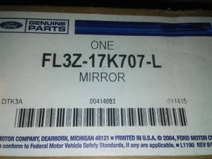 lot 117 image: Mirror Glass - Ford (FL3Z-17K707-L) 2016-2020 F150 Select Models