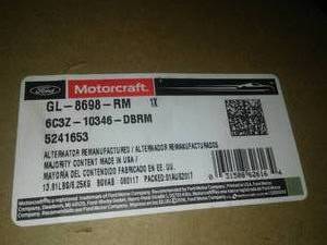 lot 123 image: Ford GL-8698-RMAlternator Assembly