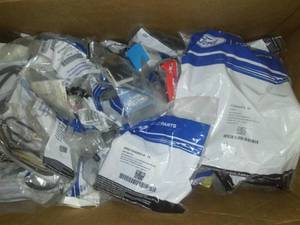 lot 146 image: Large Box of Ford Repair Parts - DOZENS