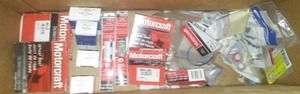 lot 150 image: Miscellaneous box of Ford Repair parts