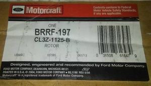 lot 164 image: (2) Ford OEM Front Brake-rotors CL3Z1125B