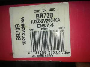 lot 192 image: Ford 1U2Z-2V200-KA Motorcraft BR73B Rear Brake Pad - See Description
