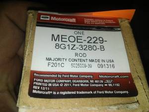 lot 201 image: Steering Tie Rod End MEOE-229 8G1Z-3280-B