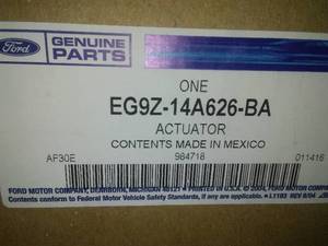 lot 211 image: ACTUATOR ASSEMBLY. EG9Z14A626BA Keyless Entry - Fusion (2013 - 2020)