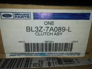 lot 244 image: Ford BL3Z-7A089-LClutch Assembly 2011-2018 Ford Expedition, F-150,Mustang, Transit, Mark LT Navigator