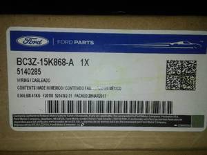 lot 267 image: Wire Harness - Ford (BC3Z-15K868-A)  Ford F-250  F-350 Super Duty King Ranch, Lariat, Platinum, XL, XLT (2011-2015)
