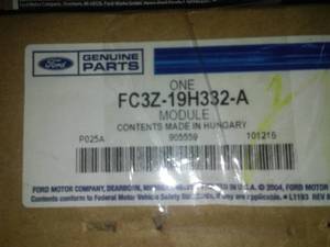 lot 272 image: Genuine Ford Module - Trailer Brake FC3Z-19H332-A