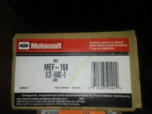 lot 276 image: Motorcraft MEF-168 Suspension Stabilizer Bar Link. 2009-17 Ford F-150