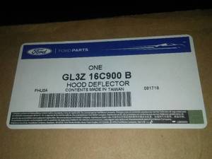 lot 336 image: Air Deflector, Hood - Ford (GL3Z-16C900-B) 2015-2018 Ford F-150