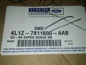 lot 340 image: Cargo Area Protector - For Expedition Ford Part No. 4L1Z-7811600-AAB (2008-2017 Expedition)