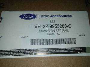 lot 350 image: Bed Rails, - Ford (VFL3Z-9955200-C) Ford F150 (2015-2018)