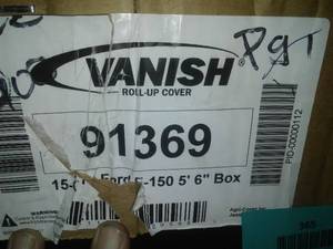 lot 365 image: F 150 2015 Vanish Roll Up Cover 5.5 ft.