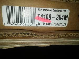 lot 376 image: Innovative Creations T4109-304M Rocker Panels 2004-2009 F 150