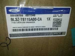 lot 377 image: 2009-2014 Ford F-150 Cargo Under-seat Organizer 9L3Z-78115A00-CA