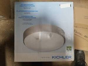 Lot of (3) Flush mount Ceiling Fixtures