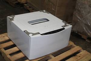 lot 716 image: LG Compact Clothes Washer Pedestal WD100CW (New )