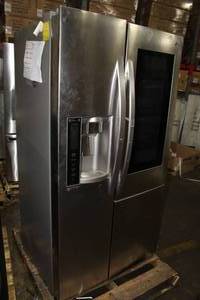 lot 683 image: LG Side-by-Side Refrigerator Freezer with WaterIce LSXC22396S (return to vendor)