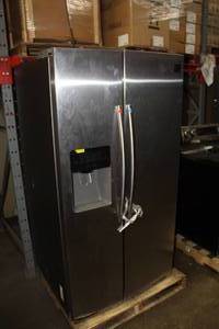 lot 707 image: Samsung Side-by-Side Refrigerator Freezer with WaterIce RS25J500DSR (used)