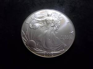 2002 Silver Eagle 1 Oz. Fine Silver