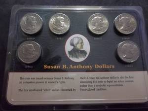 Complete Set Of Susan B. Anthony Dollars 1979 & 1980 P,D,S