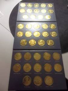 Complete Collection Of Presidential Dollars From Washington To Clinton 41 In All