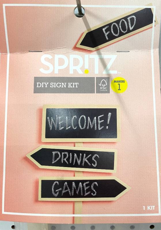 lot 67 image: Lot of 4 DIY Sign Kits