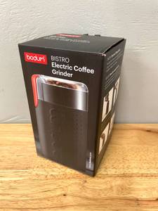 lot 6 image: Bodum Bistro Electric Coffee Grinder