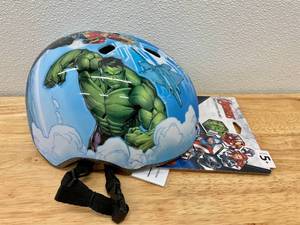 lot 68 image: Outdoor Fun Kids Lot  Bike Helmet, Sand Pails, Water Balloons and Glow Sticks