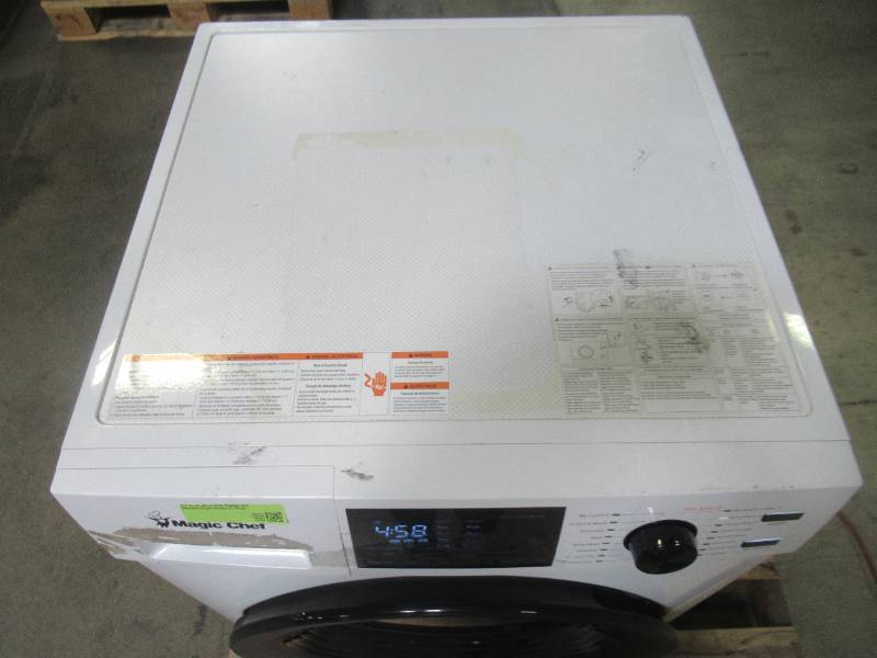 lot 617 image: Magic Chef 2.7 cu. ft. All in One Washer and Ventless Dryer Combo in White MCSCWD27W5