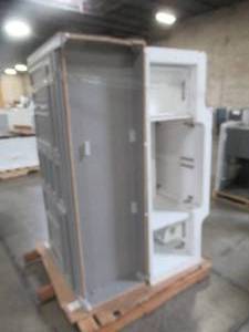 lot 106 image: WHOLESALE MIXED PALLET OF 2 Vanity Cabinets with Some Damage - For Restore Project.