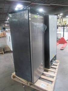 lot 216 image: WHOLESALE MIXED PALLET OF UPRIGHT FREEZER AND MINI FRIDGE