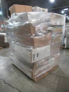 lot 301 image: WHOLESALE MIXED PALLET OF BATHROOM VESSEL SINKS AND SINK INSERTS