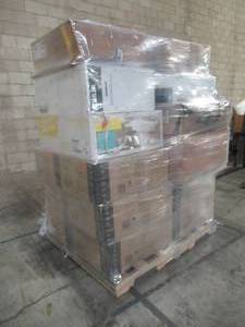 lot 308 image: WHOLESALE MIXED PALLET OF BATHROOM SINK INSERTS AND VESSEL SINKS
