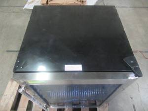 lot 218 image: Magic Chef Beverage 23.4 in. 154 (12 oz.) Can Cooler, Stainless Steel HMBC58ST
