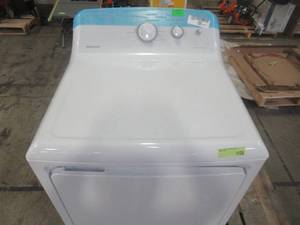 lot 231 image: Hotpoint 6.2 cu. ft. 240-Volt White Electric Vented Dryer HTX24EASKWS