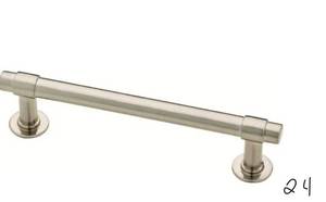 Essentials Francisco 4 in. (102mm) Center-to-Center Satin Nickel Drawer Pull (10-Pack)