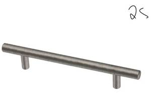 5-116 in. (128mm) Center-to-Center Heirloom Silver Bar Drawer Pull