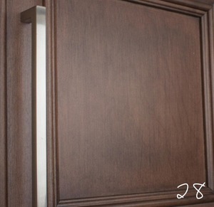 7-916 in. Center-to-Center Solid Square Slim Satin Nickel Cabinet Bar Pull (10-Pack)