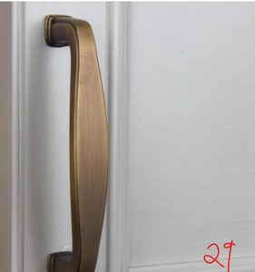 GLIDERITE 3-34 in. Center-to-Center Antique Brass Deco Cabinet Pulls (19-Pack)