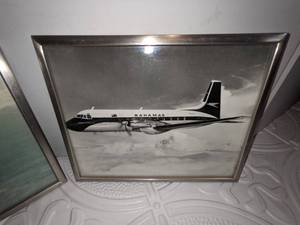 lot 127 image: Pair of 1960s Bahamas Airways Framed 8 x 10 Photos