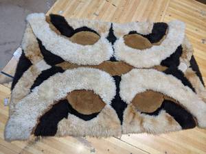lot 10 image: &nbspPastorale Multi-Fur Rug 40 x 60