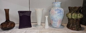 lot 100 image: Vases for Every Occasion - Pottery, Art Glass