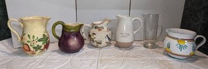 lot 99 image: Decorative Lot of Pitchers