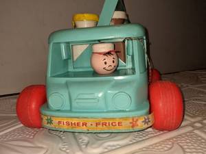 lot 155 image: Fisher Price Milk Truck wBottles #131