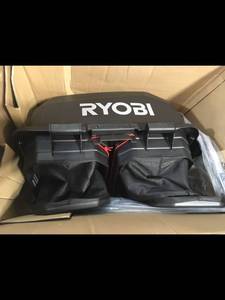 lot 3 image: Ryobi 48v ZTR Bagger Kit Custoimer Returns See Pictures