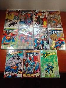 lot 62 image: 11 Superman Comics
