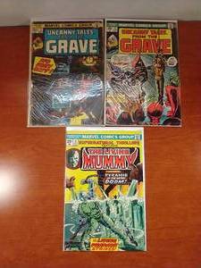 lot 66 image: 3 Marvel SupernaturalHorror Comics